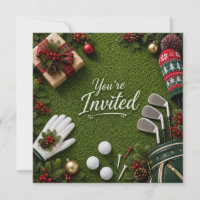 Golf Par tee Golfer Christmas Party 