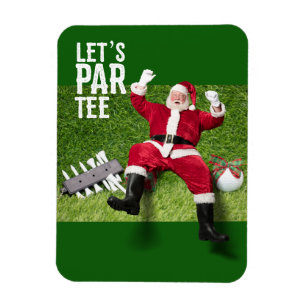 Golf Par tee party Santa Claus Christmas Squad Magnet