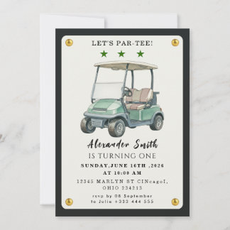 Golf Party Invitation