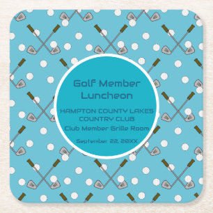 Golf Party Paper Coaster