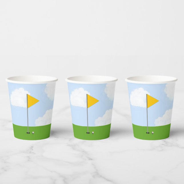Golf Party Paper Cups (Multi)