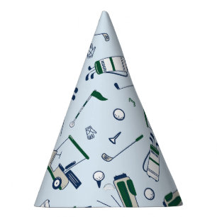 Golf Pattern Party Hat