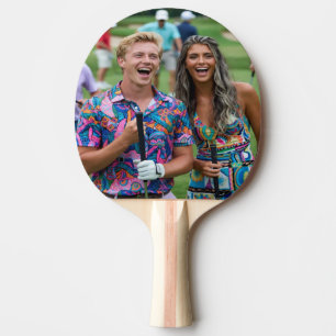 Golf Photo Customize Personalize Ping Pong Paddle