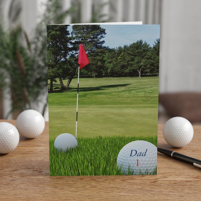 Golf Photo Father's Day Card (Creator Uploaded)