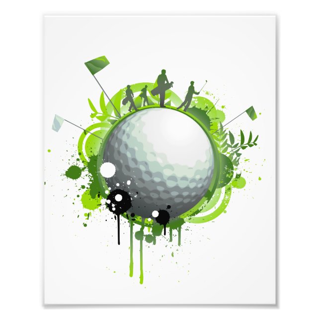 Golf Photo Print (Front)
