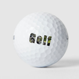Golf Picture Logo, Balls