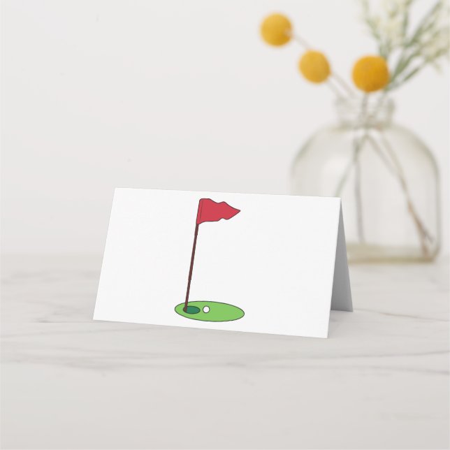 Golf Pin Place Card (Front)