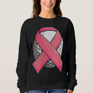 golf pink breast cancer for women men sweatshirt