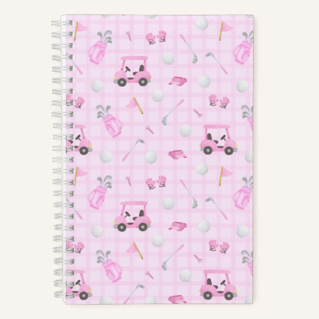 Golf Pink Notebook (Front)