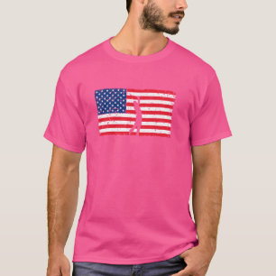 Golf Player American Flag July 4th USA Patriotic G T-Shirt