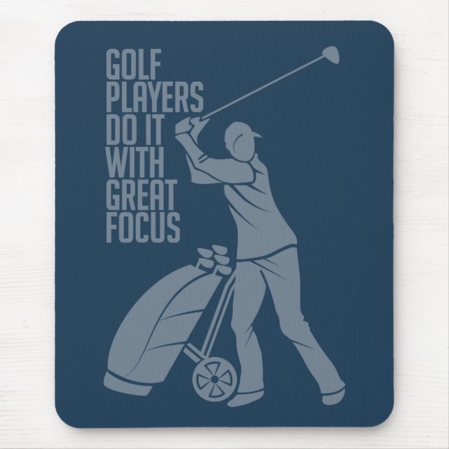 GOLF PLAYER custom mousepad (Front)