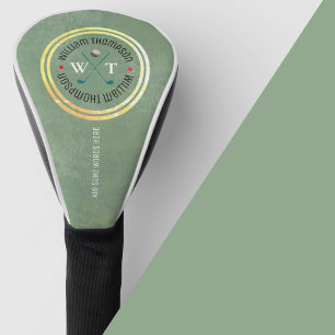 Golf Player golfheadcover with Logo Name Head Cover
