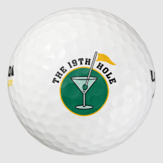 Golf Player Golfing Gift Idea 19th Hole Golf Humou Golf Balls