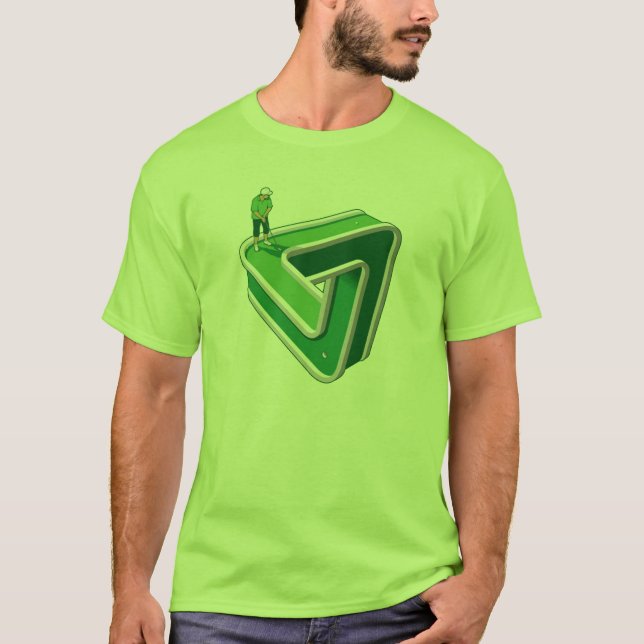 Golf Player Illusion T-Shirt (Front)