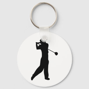 golf player key ring