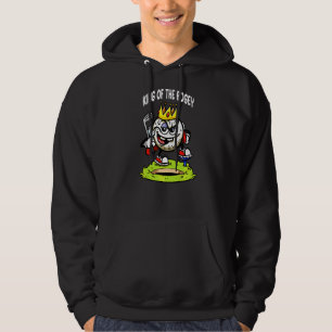 Golf Player King Of The Bogey Golf Ball Crown Hoodie