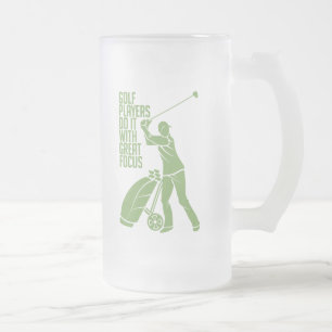 GOLF PLAYER mug - choose style & colour