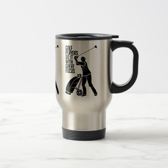 GOLF PLAYER mug - choose style & colour (Right)