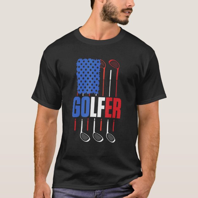 Golf Player Pride Golfer   Golfing T-Shirt (Front)