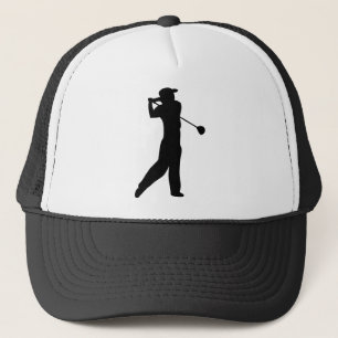 golf player trucker hat