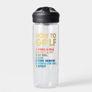 golf player water bottle