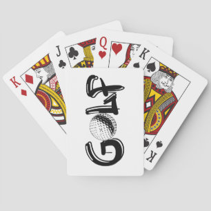 GOLF PLAYING CARDS