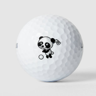 Golf Playing Panda Balls