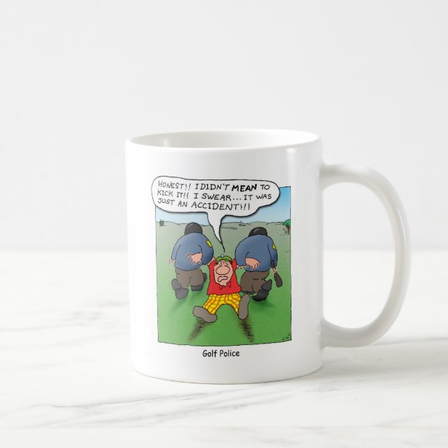 Golf Police Coffee Mug (Right)