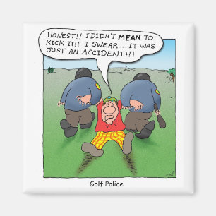 Golf Police Magnet