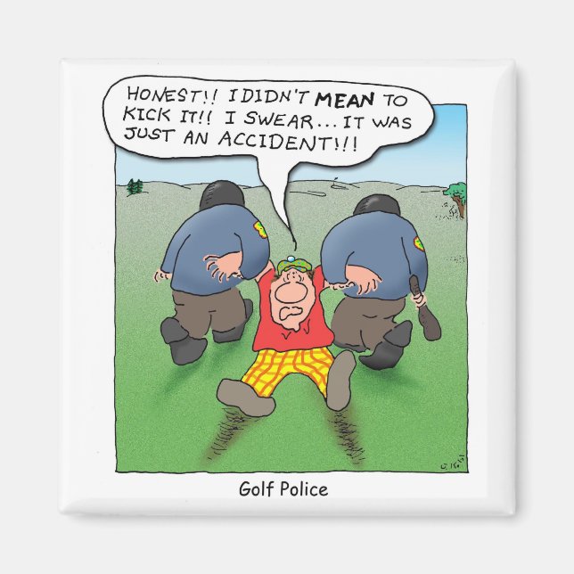Golf Police Magnet (Front)