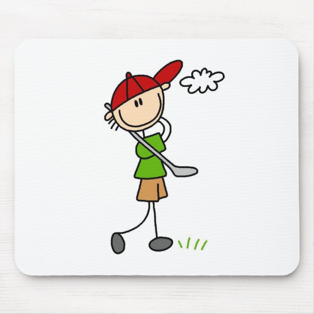 Golf Pose Mousepad (Front)