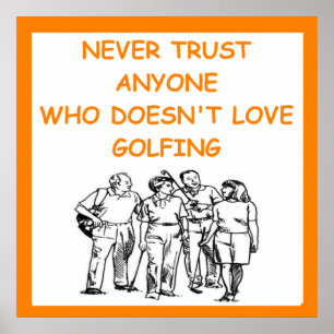golf poster