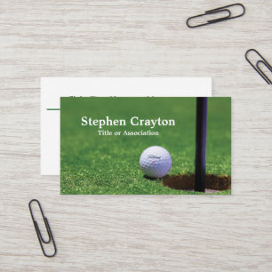 Golf Pro or Golf Enthusiast Business Card