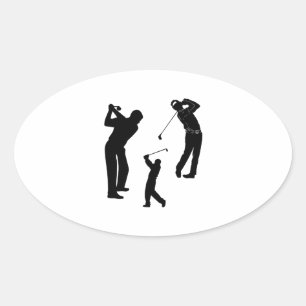 Golf Pro Oval Sticker