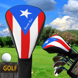 Golf Puerto Rico & Puerto Rican Flag / Golf Clubs Golf Head Cover