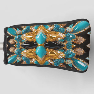 Golf Putter Cover with Bahamas Colours Design