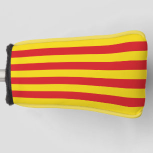 Golf Putter Cover with Flag of Catalonia
