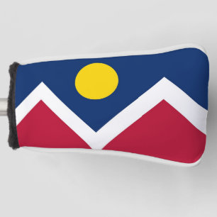 Golf Putter Cover with Flag of Denver City, USA