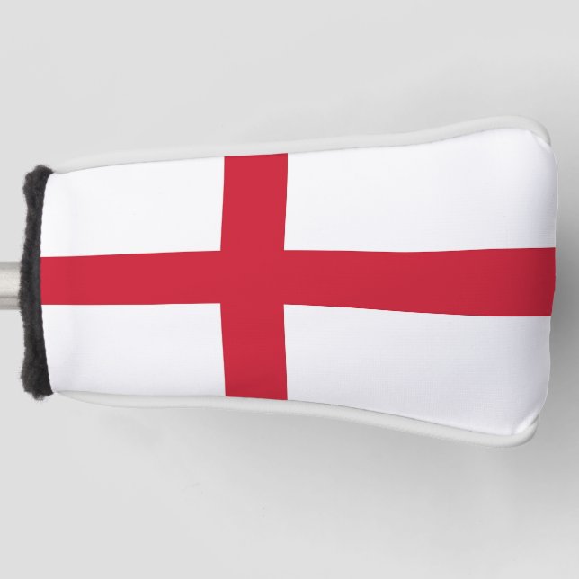 Golf Putter Cover with Flag of England, UK (Front)