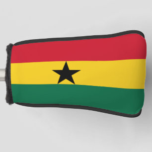 Golf Putter Cover with Flag of Ghana