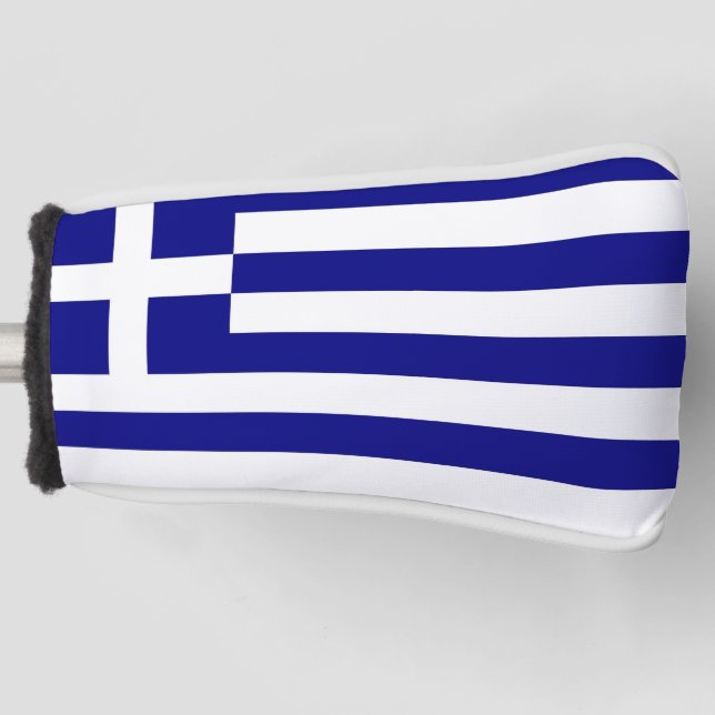 Golf Putter Cover with Flag of Greece (Front)