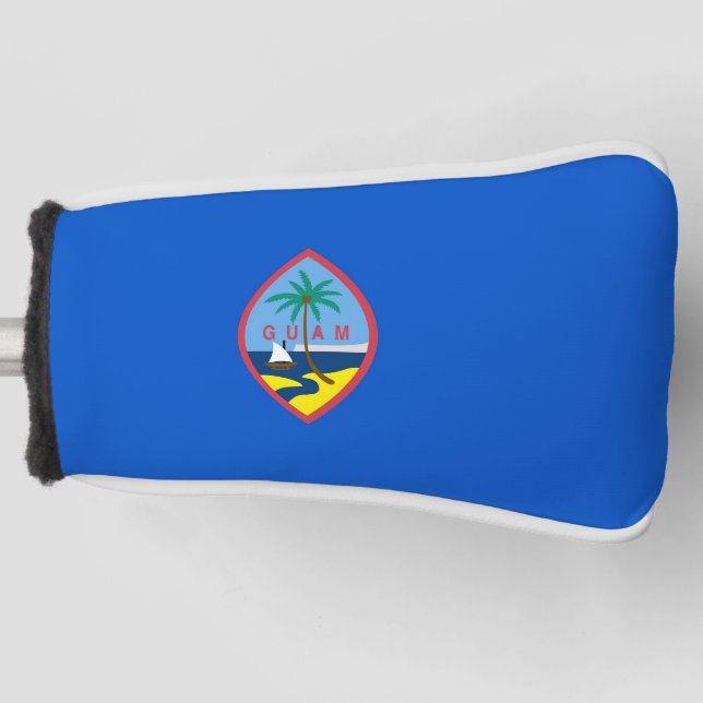 Golf Putter Cover with Flag of Guam, USA (Front)