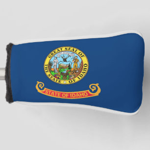 Golf Putter Cover with Flag of Idaho, USA