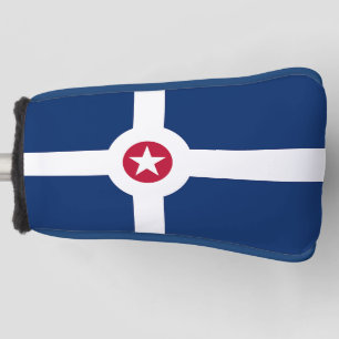 Golf Putter Cover with Flag of Indianapolis, USA