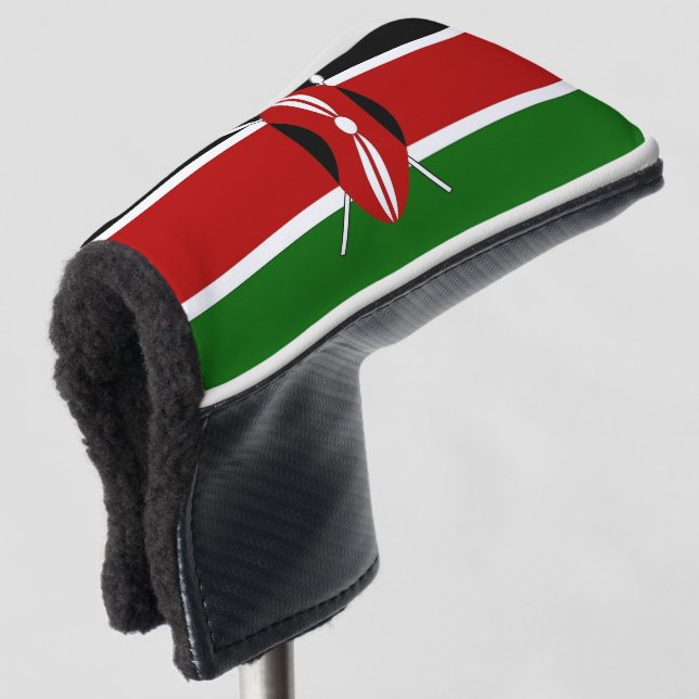 Golf Putter Cover with Flag of Kenya (3/4 Front)