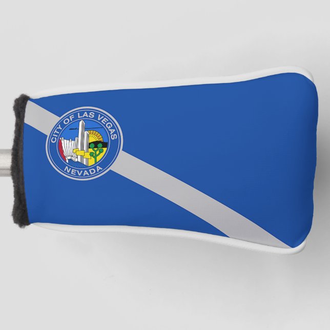 Golf Putter Cover with Flag of Las Vegas, USA (Front)