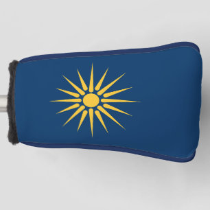 Golf Putter Cover with Flag of Macedonia, Greece
