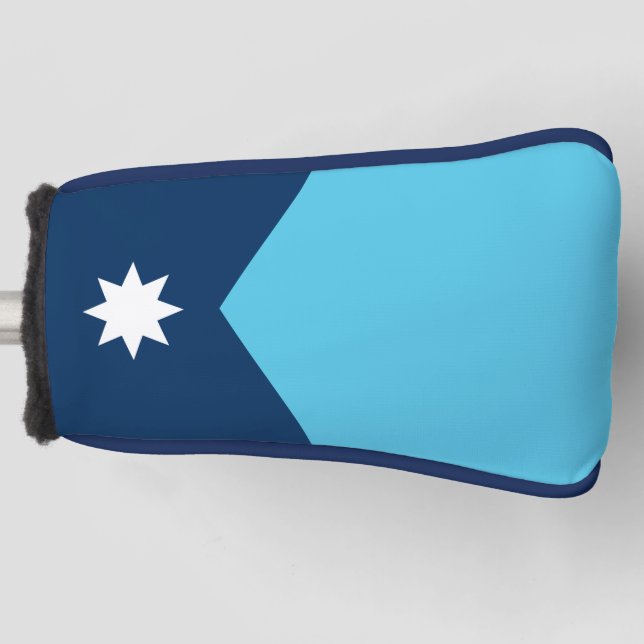 Golf Putter Cover with Flag of Minnesota, USA (Front)