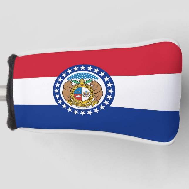 Golf Putter Cover with Flag of Missouri, USA (Front)
