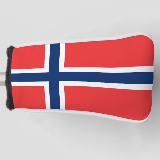 Golf Putter Cover with Flag of Norway (Front)